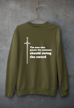 Load image into Gallery viewer, The Rings of Power Unisex Sweatshirt for Men/Women-Olive Green-Ektarfa.online