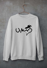 Load image into Gallery viewer, Horse Riding Unisex Sweatshirt for Men/Women-Grey Melange-Ektarfa.online