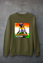 Load image into Gallery viewer, Battlegrounds Mobile India (BGMI) Unisex Sweatshirt for Men/Women-Olive Green-Ektarfa.online
