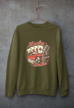 Load image into Gallery viewer, Poker Unisex Sweatshirt for Men/Women-Olive Green-Ektarfa.online