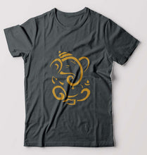 Load image into Gallery viewer, Ganpati JI(Ganesh) T-Shirt for Men-Steel grey-Ektarfa.online