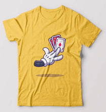 Load image into Gallery viewer, Poker T-Shirt for Men-Golden Yellow-Ektarfa.online