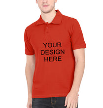 Load image into Gallery viewer, Customized-Custom-Personalized Polo T-Shirt for Men-Red-Ektarfa.online