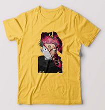 Load image into Gallery viewer, Sukuna Anime T-Shirt for Men-Golden Yellow-Ektarfa.online