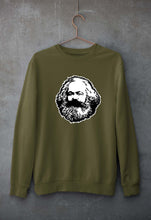 Load image into Gallery viewer, Karl Marx Unisex Sweatshirt for Men/Women-Olive Green-Ektarfa.online