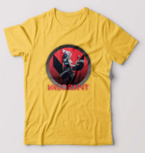 Load image into Gallery viewer, Valorant T-Shirt for Men-Golden Yellow-Ektarfa.online