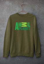 Load image into Gallery viewer, Animal Planet Unisex Sweatshirt for Men/Women-Olive Green-Ektarfa.online