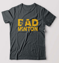 Load image into Gallery viewer, Badminton T-Shirt for Men-Steel grey-Ektarfa.online
