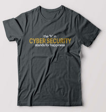 Load image into Gallery viewer, Cyber Security T-Shirt for Men-Steel grey-Ektarfa.online