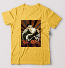 Load image into Gallery viewer, IP Man T-Shirt for Men-Golden Yellow-Ektarfa.online