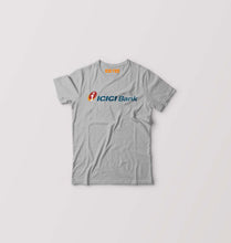 Load image into Gallery viewer, ICICI Bank Kids T-Shirt for Boy/Girl-Grey-Ektarfa.online