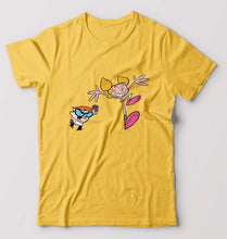 Load image into Gallery viewer, Dexter's Laboratory T-Shirt for Men-Golden Yellow-Ektarfa.online