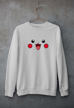 Load image into Gallery viewer, Pikachu Unisex Sweatshirt for Men/Women-Grey Melange-Ektarfa.online
