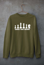 Load image into Gallery viewer, Chess Unisex Sweatshirt for Men/Women-Olive Green-Ektarfa.online