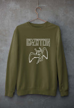 Load image into Gallery viewer, Led Zeppelin Unisex Sweatshirt for Men/Women-Olive Green-Ektarfa.online