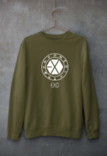 Load image into Gallery viewer, EXO Unisex Sweatshirt for Men/Women-Olive Green-Ektarfa.online