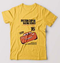 Load image into Gallery viewer, Lightning McQueen T-Shirt for Men-Golden Yellow-Ektarfa.online