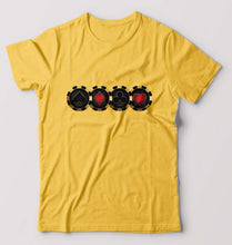 Load image into Gallery viewer, Poker T-Shirt for Men-Golden Yellow-Ektarfa.online