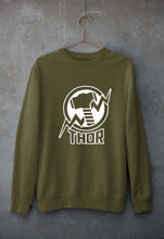 Load image into Gallery viewer, Thor Superhero Unisex Sweatshirt for Men/Women-Olive Green-Ektarfa.online