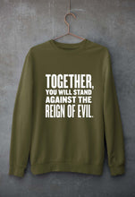 Load image into Gallery viewer, Reign-of-evil Unisex Sweatshirt for Men/Women-Olive Green-Ektarfa.online