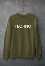 Load image into Gallery viewer, Techno Unisex Sweatshirt for Men/Women-Olive Green-Ektarfa.online