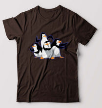 Load image into Gallery viewer, Penguins of Madagascar T-Shirt for Men-Coffee Brown-Ektarfa.online