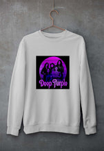 Load image into Gallery viewer, Deep Purple Unisex Sweatshirt for Men/Women-Grey Melange-Ektarfa.online