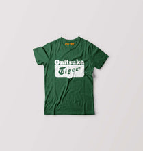 Load image into Gallery viewer, Onitsuka Tiger Kids T-Shirt for Boy/Girl-Dark Green-Ektarfa.online