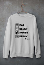Load image into Gallery viewer, Rugby Unisex Sweatshirt for Men/Women-Grey Melange-Ektarfa.online