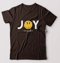 Load image into Gallery viewer, Joy Emoji T-Shirt for Men-Coffee Brown-Ektarfa.online