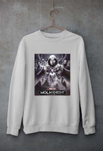 Load image into Gallery viewer, Moon Knight Unisex Sweatshirt for Men/Women-Grey Melange-Ektarfa.online