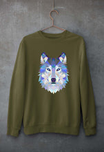 Load image into Gallery viewer, Wolf Unisex Sweatshirt for Men/Women-Olive Green-Ektarfa.online