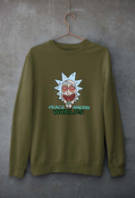 Load image into Gallery viewer, Rick and Morty Unisex Sweatshirt for Men/Women-Olive Green-Ektarfa.online