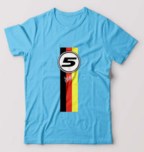 Load image into Gallery viewer, Sebastian Vettel F1 T-Shirt for Men-Light Blue-Ektarfa.online