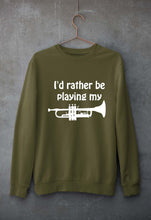 Load image into Gallery viewer, Trumpet Love Unisex Sweatshirt for Men/Women-Olive Green-Ektarfa.online