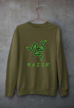 Load image into Gallery viewer, Razer Unisex Sweatshirt for Men/Women-Olive Green-Ektarfa.online