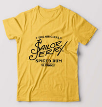 Load image into Gallery viewer, Sailor-Jerry T-Shirt for Men-Golden Yellow-Ektarfa.online