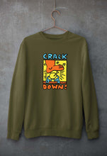 Load image into Gallery viewer, Keith Haring Unisex Sweatshirt for Men/Women-Olive Green-Ektarfa.online