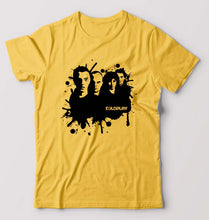 Load image into Gallery viewer, Coldplay T-Shirt for Men-Golden Yellow-Ektarfa.online