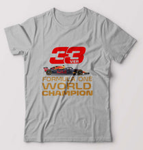 Load image into Gallery viewer, Max Verstappen F1 World Championship T-Shirt for Men-Grey Melange-Ektarfa.online