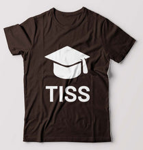 Load image into Gallery viewer, Tata Institute of Social Sciences (TISS) T-Shirt for Men-Coffee Brown-Ektarfa.online