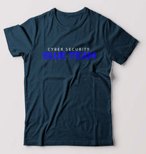 Load image into Gallery viewer, Cyber Security T-Shirt for Men-Petrol Blue-Ektarfa.online