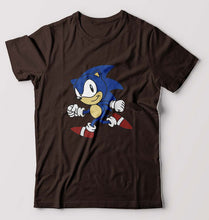 Load image into Gallery viewer, Sonic T-Shirt for Men-Coffee Brown-Ektarfa.online