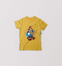 Load image into Gallery viewer, Asterix Kids T-Shirt for Boy/Girl-Golden Yellow-Ektarfa.online