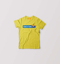 Load image into Gallery viewer, Bank of India Kids T-Shirt for Boy/Girl-Mustard Yellow-Ektarfa.online