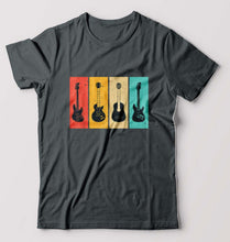 Load image into Gallery viewer, Guitar T-Shirt for Men-Steel grey-Ektarfa.online