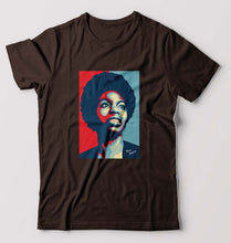 Load image into Gallery viewer, Nina Simone T-Shirt for Men-Coffee Brown-Ektarfa.online