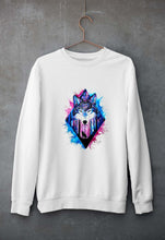 Load image into Gallery viewer, Wolf Unisex Sweatshirt for Men/Women-White-Ektarfa.online