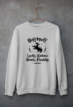 Load image into Gallery viewer, Hufflepuff Harry Potter Unisex Sweatshirt for Men/Women-Grey Melange-Ektarfa.online