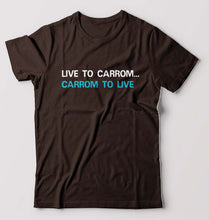 Load image into Gallery viewer, Carrom T-Shirt for Men-Coffee Brown-Ektarfa.online